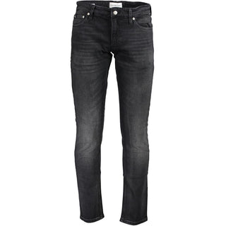 Calvin Klein Black Cotton Jeans &amp; Pant