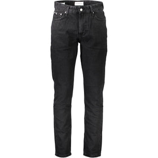 Calvin Klein Black Cotton Jeans &amp; Pant