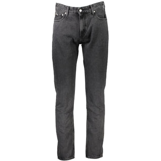 Calvin Klein Gray Cotton Jeans &amp; Pant