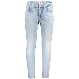 Tommy Hilfiger Light Blue Cotton Jeans &amp; Pant