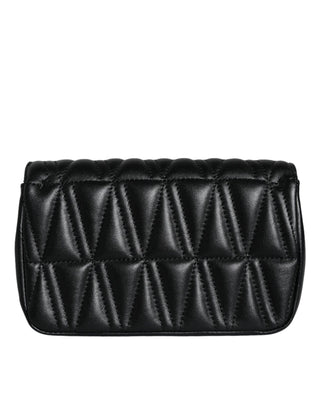 Versace Black Mini Nappa Leather Crossbody Shoulder Bag