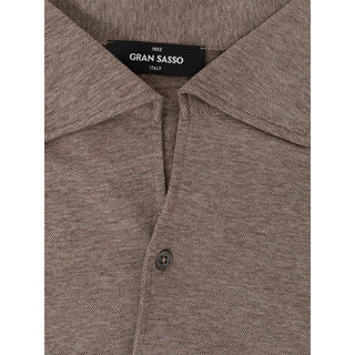 Gran Sasso Beige Cotton Shirt