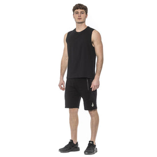 Tond Black Cotton Men Tank Top