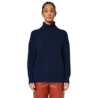 Alpha Studio Blue Cashmere Sweater