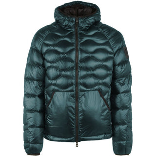 Refrigiwear Green Nylon Men's Down Jacket