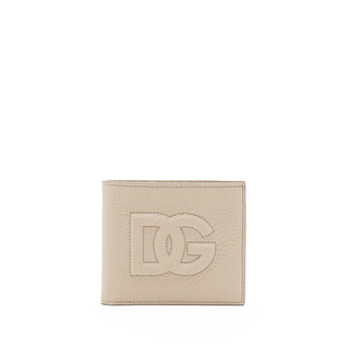 Dolce &amp; Gabbana Beige Leather Wallet