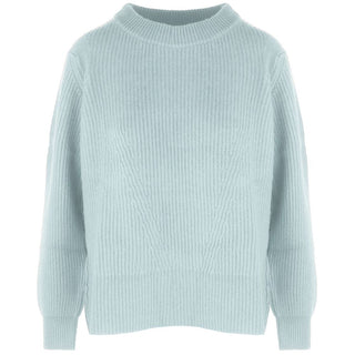 Malo Light Blue Cashmere Women Sweater