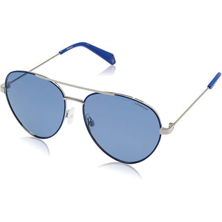 Polaroid Blue Metal Sunglasses