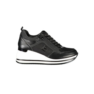 Laura Biagiotti Black Polyester Women Sneaker