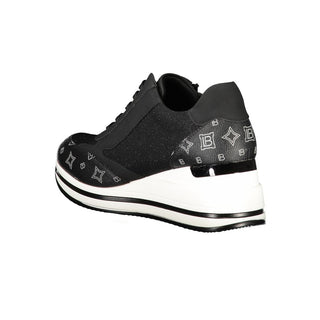 Laura Biagiotti Black Polyester Women Sneaker