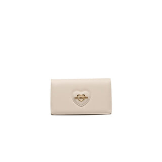 Love Moschino Beige Polyethylene Women Crossbody Bag