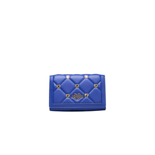 Love Moschino Blue Polyethylene Women's Crossbody Bag