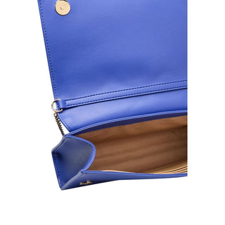 Love Moschino Blue Polyethylene Women's Crossbody Bag