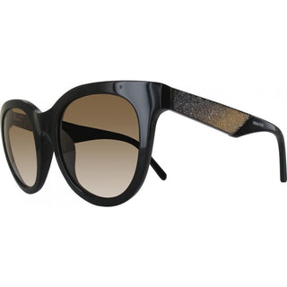 Swarovski Black Plastic Sunglasses