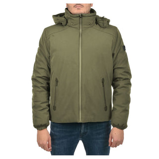 Yes Zee Green Nylon Men Jacket