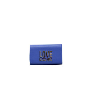 Love Moschino Blue Polyethylene Women's Crossbody Bag