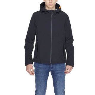 Suns Black Polyester Jackets & Coat