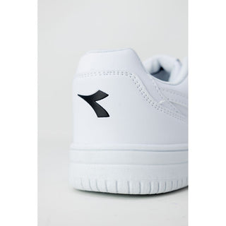 Diadora White Synthetic Leather Sneaker