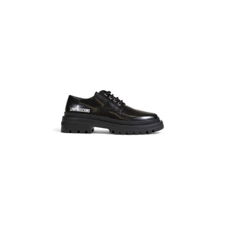 Love Moschino Black Polyethylene Flat Shoes