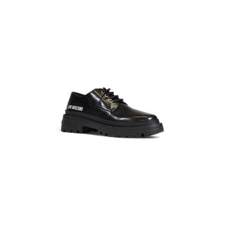 Love Moschino Black Polyethylene Flat Shoes