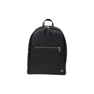 Armani Exchange Black Polyester Backpack