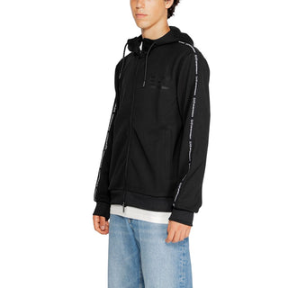 EA7 Emporio Armani Black Polyester Hoody
