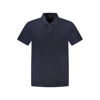 Hugo Boss Blue Cotton Polo Shirt