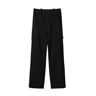 Desigual Black Polyester Cropped Pant