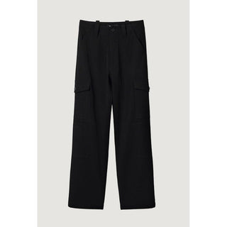 Desigual Black Polyester Cropped Pant