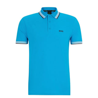 Hugo Boss Turquoise Cotton Polo Shirt