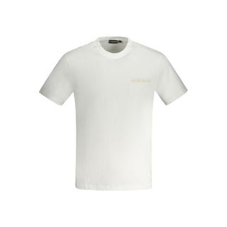 Napapijri White Cotton T-Shirt