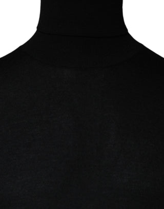 Dolce & Gabbana Black LongSleeve Turtleneck Pullover Sweater