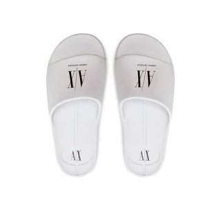 Armani Exchange White Polyethylene Sandal