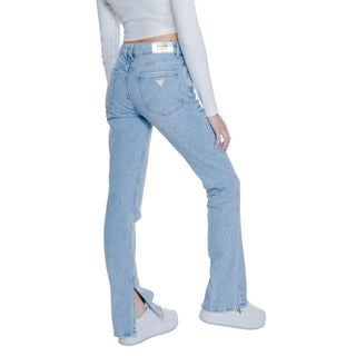 Guess Light Blue Cotton Jeans &amp; Pant