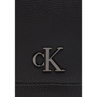 Calvin Klein Jeans Black Synthetic Leather Handbag