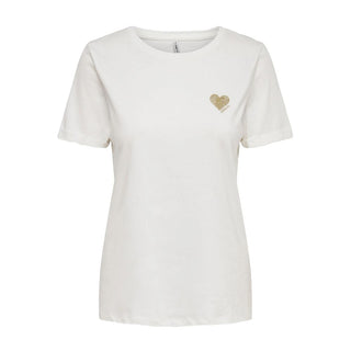 Only White Cotton Tops &amp; T-Shirt