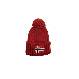 Napapijri Red Acrylic Hats &amp; Cap