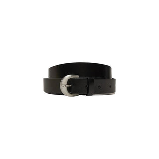 Calvin Klein Jeans Black Leather Belt