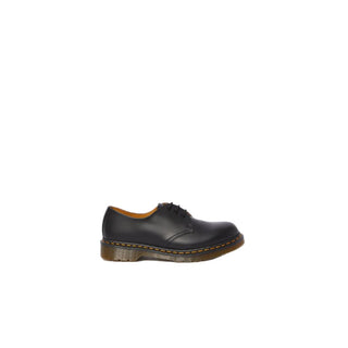 Dr. Martens Black Leather Flat Shoes