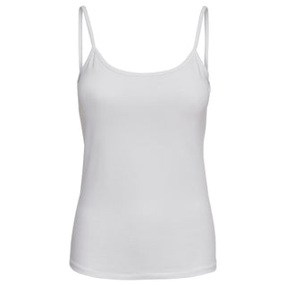 Only White Cotton Tank Top