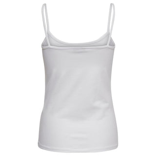 Only White Cotton Tank Top