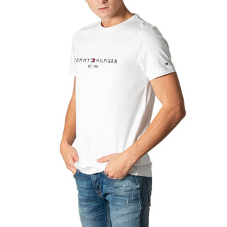 Tommy Hilfiger Cream Cotton T-Shirt