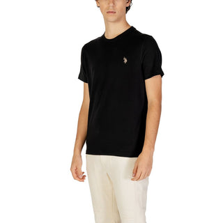 U.S. POLO ASSN. Black Cotton T-Shirt