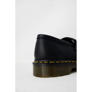 Dr. Martens Black Leather Flat Shoes