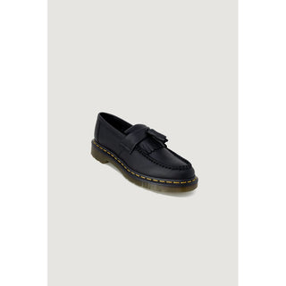 Dr. Martens Black Leather Flat Shoes