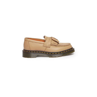 Dr. Martens Beige Leather Flat Shoe