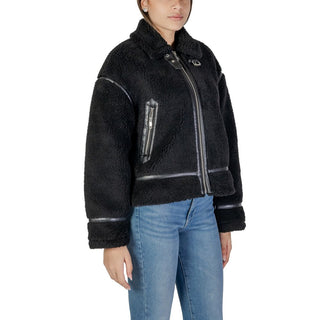 Only Black Polyester Coat