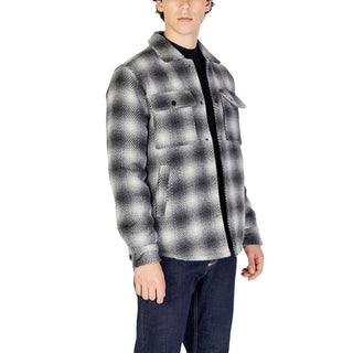 Gianni Lupo Black Wool Coat