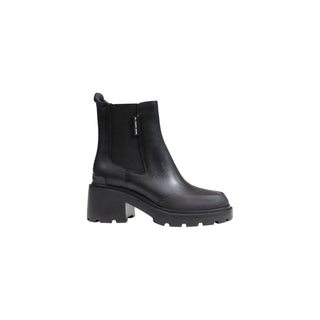 Tommy Hilfiger Jeans Black Leather Boot