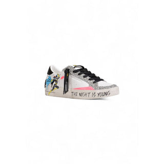 Crime London White Leather Sneaker